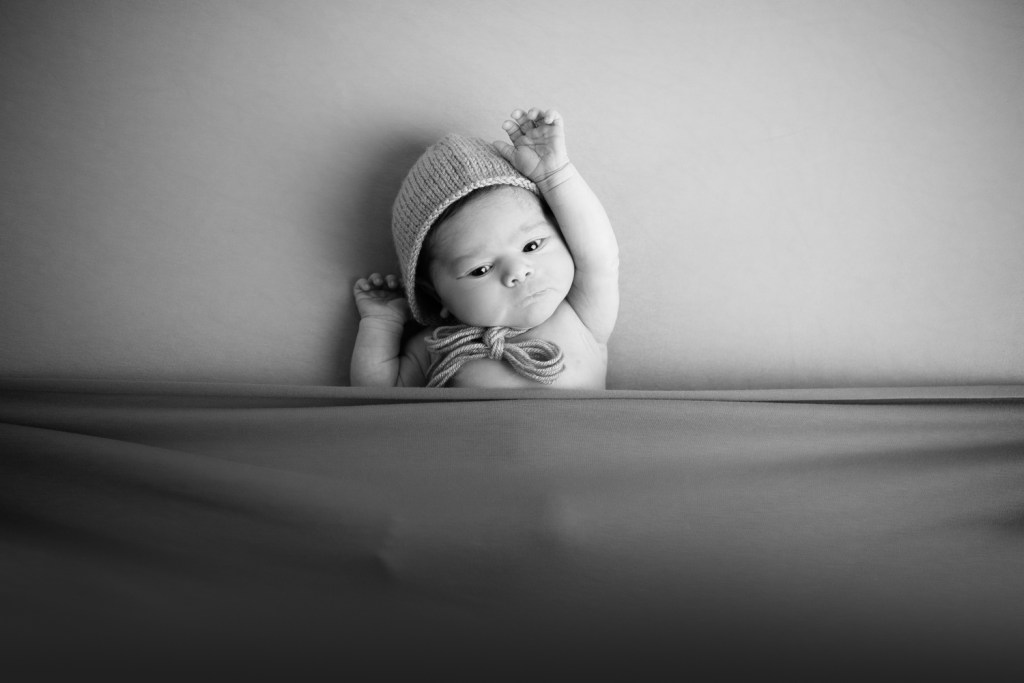 Séance photo naissance bébé fille région parisienne